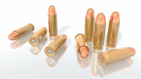 simsearch:400-04577380,k - a 3d rendering of some bullets Fotografie stock - Microstock e Abbonamento, Codice: 400-04062262