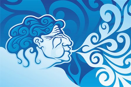 Aeolus, the ruler of the winds in Greek Mythology Stock Photo - Budget Royalty-Free & Subscription, Code: 400-04062676