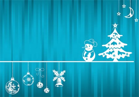 simsearch:400-05374108,k - Christmas background with decoration element, vector illustration Stock Photo - Budget Royalty-Free & Subscription, Code: 400-04075609