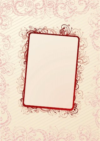 simsearch:400-04086182,k - Vector illustration of pink floral wallpaper with copy-space Stock Photo - Budget Royalty-Free & Subscription, Code: 400-04077884