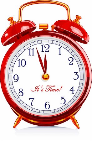 simsearch:700-05974049,k - Red vintage alarm clock Stock Photo - Budget Royalty-Free & Subscription, Code: 400-04078313