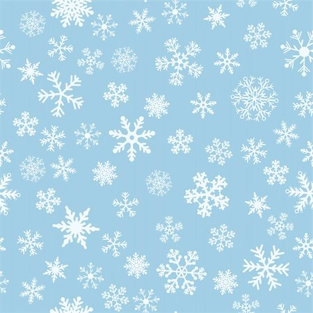 simsearch:400-04656297,k - Snow Seamless Light Blue Vector Background. Seamless Background Series. Photographie de stock - Aubaine LD & Abonnement, Code: 400-04079277