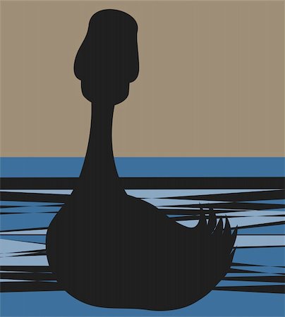 simsearch:400-04205862,k - Illustration of a wild duck in water Photographie de stock - Aubaine LD & Abonnement, Code: 400-04070978