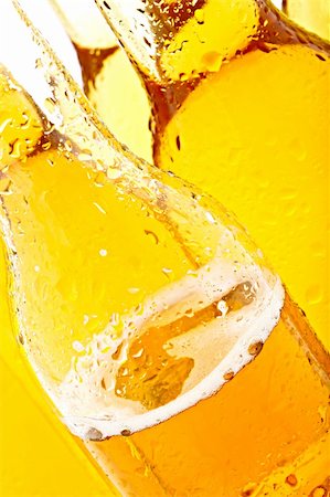 beer bottles wet closeup - focus on fill-line Stock Photo - Budget Royalty-Free & Subscription, Code: 400-04073556