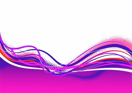 simsearch:400-05694465,k - Abstract purple pink lines. Vector Stock Photo - Budget Royalty-Free & Subscription, Code: 400-04084527