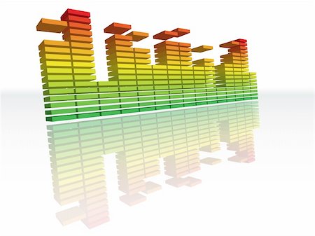 simsearch:400-06559821,k - a high quality vector illustration of music equalizer that can be scaled up to any size Stockbilder - Microstock & Abonnement, Bildnummer: 400-04084875