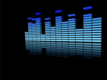 simsearch:400-04880199,k - a high quality vector illustration of music equalizer that can be scaled up to any size Foto de stock - Royalty-Free Super Valor e Assinatura, Número: 400-04084876