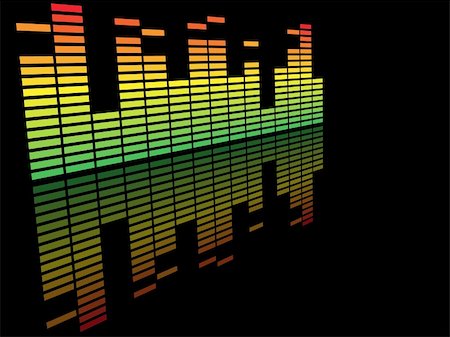 simsearch:400-04600336,k - a high quality vector illustration of music equalizer that can be scaled up to any size Stockbilder - Microstock & Abonnement, Bildnummer: 400-04084873