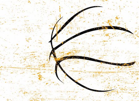 rebond - vector illustration of a basketball poster with .eps file - it can be scaled to any size Photographie de stock - Aubaine LD & Abonnement, Code: 400-04086165