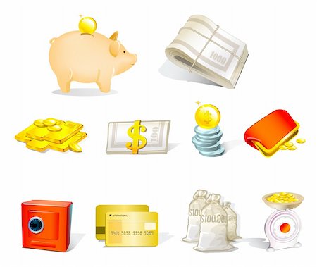 simsearch:400-04702983,k - illustration of money icons - vector format Stock Photo - Budget Royalty-Free & Subscription, Code: 400-04086178