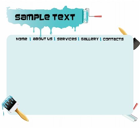 simsearch:400-04387930,k - editable website vector template Photographie de stock - Aubaine LD & Abonnement, Code: 400-04086193