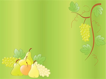 simsearch:400-07505799,k - autumn fruits stillife. vector Stock Photo - Budget Royalty-Free & Subscription, Code: 400-04086991