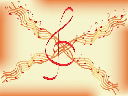 musical abstract background. vector Foto de stock - Super Valor sin royalties y Suscripción, Código: 400-04086992