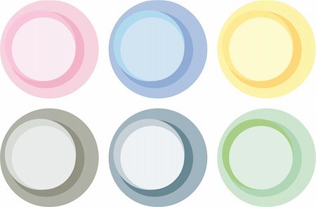 Abstract pastel color circle labels Fotografie stock - Microstock e Abbonamento, Codice: 400-04087799