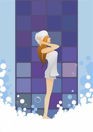 simsearch:400-08131957,k - Girl fresh vector illustration Stock Photo - Budget Royalty-Free & Subscription, Code: 400-04089687