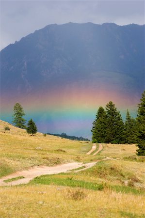 simsearch:400-05087769,k - beautiful rainbow in the mountains Stock Photo - Budget Royalty-Free & Subscription, Code: 400-04080174