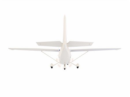 simsearch:400-08503664,k - isolated small airplane over white background Foto de stock - Super Valor sin royalties y Suscripción, Código: 400-04080771