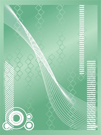 simsearch:400-04069932,k - abstract waves green vector background, illustration Stock Photo - Budget Royalty-Free & Subscription, Code: 400-04080810