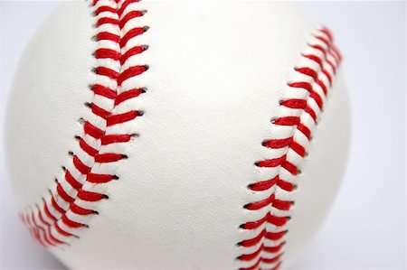 simsearch:400-05089629,k - Baseball in closeup Photographie de stock - Aubaine LD & Abonnement, Code: 400-04081952