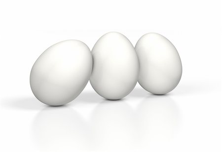 egg with jewels - white egg isolated on white background Stock Photo - Budget Royalty-Free & Subscription, Code: 400-04082496