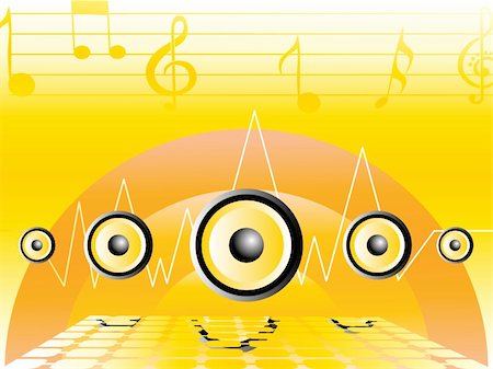 disco background with speaker, wallpaper Stock Photo - Budget Royalty-Free & Subscription, Code: 400-04082835