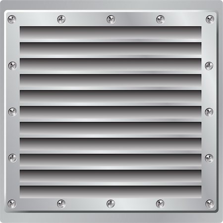 Metal Background with Vent Stock Photo - Budget Royalty-Free & Subscription, Code: 400-04083958