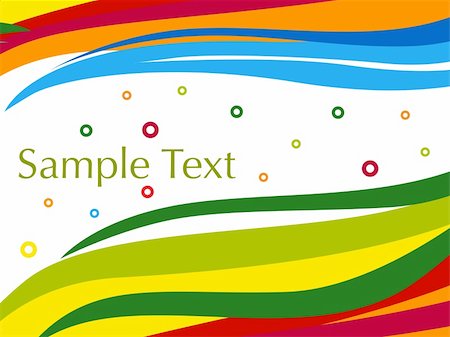 simsearch:400-05267365,k - colorful artistic stripes background with circle text Stock Photo - Budget Royalty-Free & Subscription, Code: 400-04094252