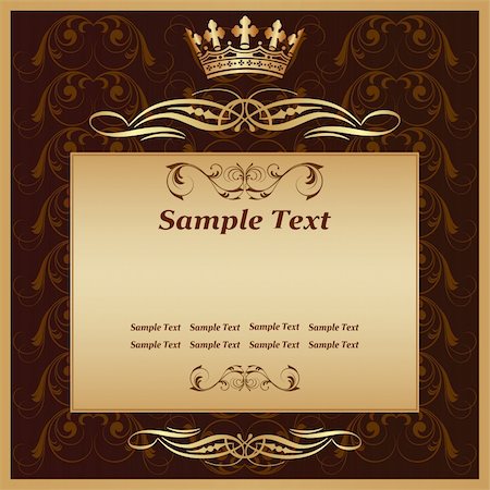 Vintage style vector Stock Photo - Budget Royalty-Free & Subscription, Code: 400-04094865