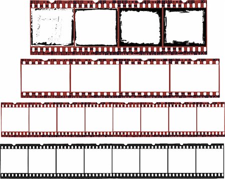film reel picture borders - Selection of Film Cells in vector format Stock Photo - Budget Royalty-Free & Subscription, Code: 400-04095442