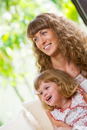 simsearch:400-04633809,k - portrait of happy mother with daughter  having good time in summer environment Photographie de stock - Aubaine LD & Abonnement, Code: 400-04096132