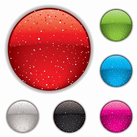 Gel button with sparkle spots and outer shadow in multi colors Stock Photo - Budget Royalty-Free & Subscription, Code: 400-04096920