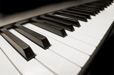 simsearch:400-08163199,k - Piano keyboard Stock Photo - Budget Royalty-Free & Subscription, Code: 400-04097432