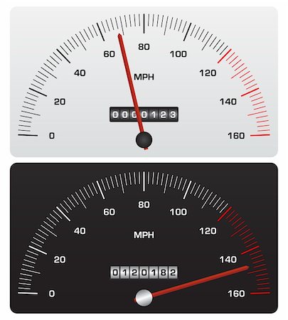 simsearch:400-08134279,k - car speed gauge in two colors Foto de stock - Super Valor sin royalties y Suscripción, Código: 400-04097558