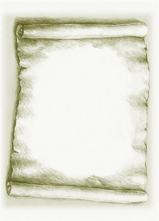 ellion (artist) - Old parchment on white background,space for your text Stockbilder - Microstock & Abonnement, Bildnummer: 400-04097964