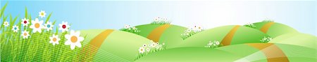 Spring meadow beautiful Stock Photo - Budget Royalty-Free & Subscription, Code: 400-04098123