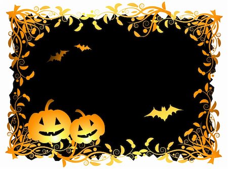 simsearch:400-04255918,k - Halloween night background, vector illustration Stock Photo - Budget Royalty-Free & Subscription, Code: 400-04099932