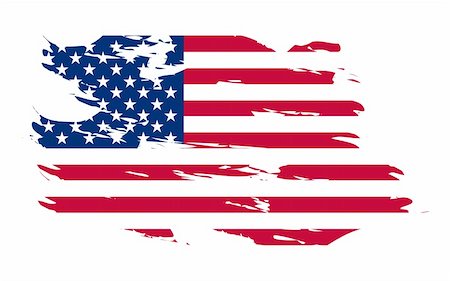 simsearch:400-05103121,k - American flag background fully editable vector illustration Foto de stock - Royalty-Free Super Valor e Assinatura, Número: 400-04090177