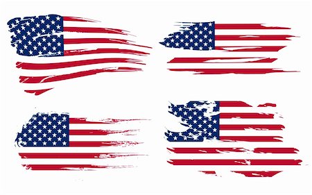 simsearch:400-04497095,k - American flag background fully editable vector illustration, can be scaled to any size without quality loss Stockbilder - Microstock & Abonnement, Bildnummer: 400-04090179