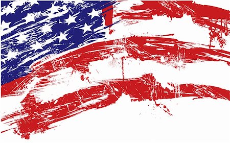 simsearch:400-05103121,k - American flag background fully editable vector illustration Foto de stock - Royalty-Free Super Valor e Assinatura, Número: 400-04090184