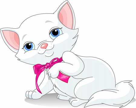 simsearch:400-04221855,k - Cute bllue-eyed white kitten Foto de stock - Super Valor sin royalties y Suscripción, Código: 400-04091093