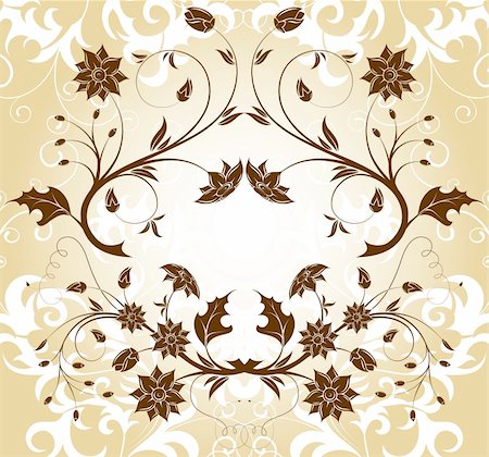 simsearch:400-04689213,k - Floral background, element for design, vector illustration Stock Photo - Budget Royalty-Free & Subscription, Code: 400-04091905