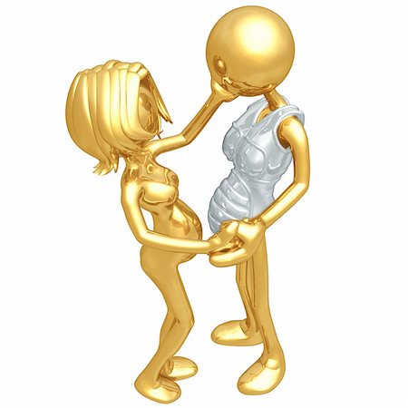 sympathetic pregnancy - A Concept And Presentation Figure In 3D Stock Photo - Budget Royalty-Free & Subscription, Code: 400-04092570
