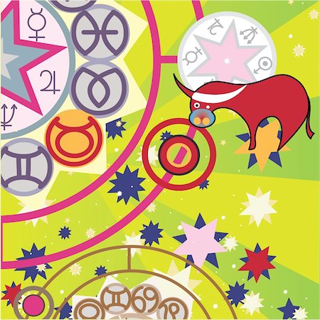 simsearch:400-04081840,k - vector illustration of zodiac signs Photographie de stock - Aubaine LD & Abonnement, Code: 400-04105399