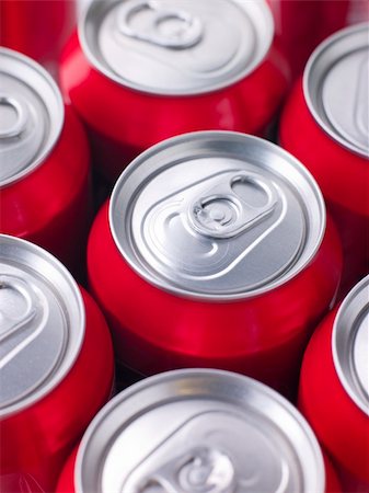 Red Cola Cans Stock Photo - Budget Royalty-Free & Subscription, Code: 400-04105931
