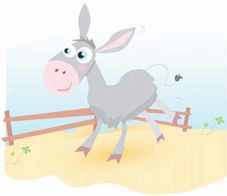 ranch cartoon - Funny animal.  Vector cartoon Illustration. Stock Photo - Budget Royalty-Free & Subscription, Code: 400-04106657