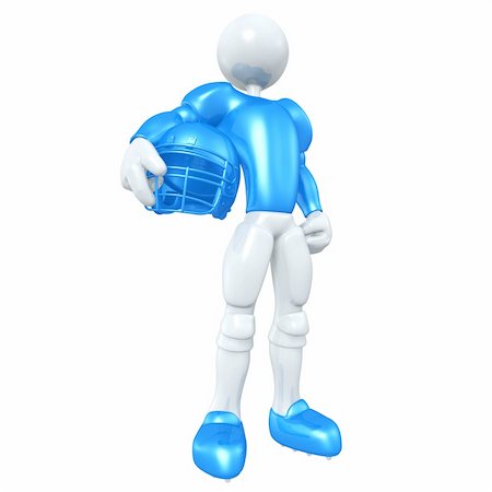 simsearch:400-04919930,k - A 3D Football Player Concept And Presentation Figure Foto de stock - Royalty-Free Super Valor e Assinatura, Número: 400-04107146