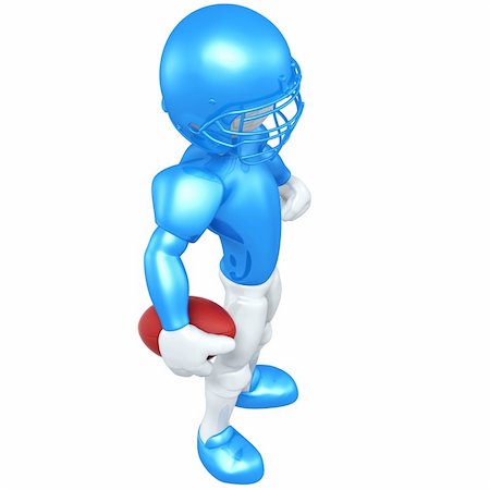 simsearch:400-04919930,k - A 3D Football Player Concept And Presentation Figure Foto de stock - Royalty-Free Super Valor e Assinatura, Número: 400-04107155