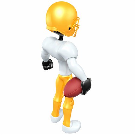 simsearch:400-04919930,k - A 3D Football Player Concept And Presentation Figure Foto de stock - Royalty-Free Super Valor e Assinatura, Número: 400-04107157