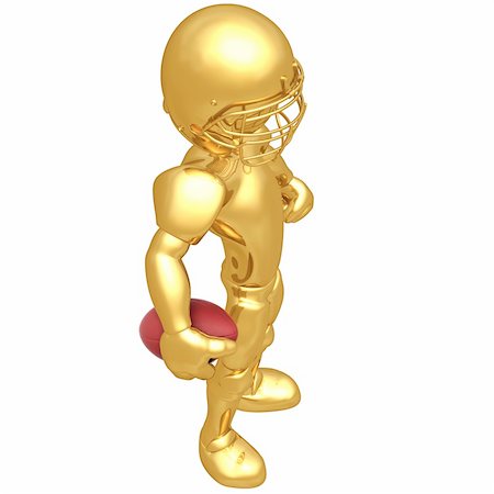 simsearch:400-04919930,k - A 3D Football Player Concept And Presentation Figure Foto de stock - Royalty-Free Super Valor e Assinatura, Número: 400-04107153