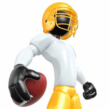 simsearch:400-04919930,k - A 3D Football Player Concept And Presentation Figure Foto de stock - Royalty-Free Super Valor e Assinatura, Número: 400-04107163
